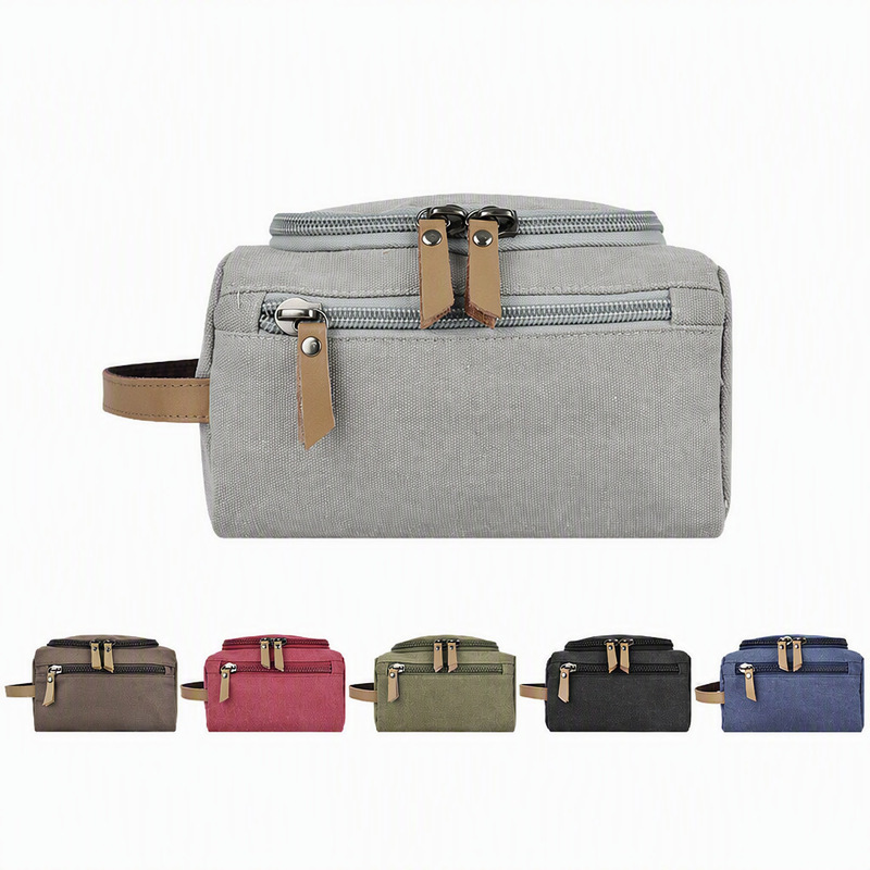 Cosmetic Bags - Herren-Kosmetiktasche aus Canvas, Damen-Tragetasche