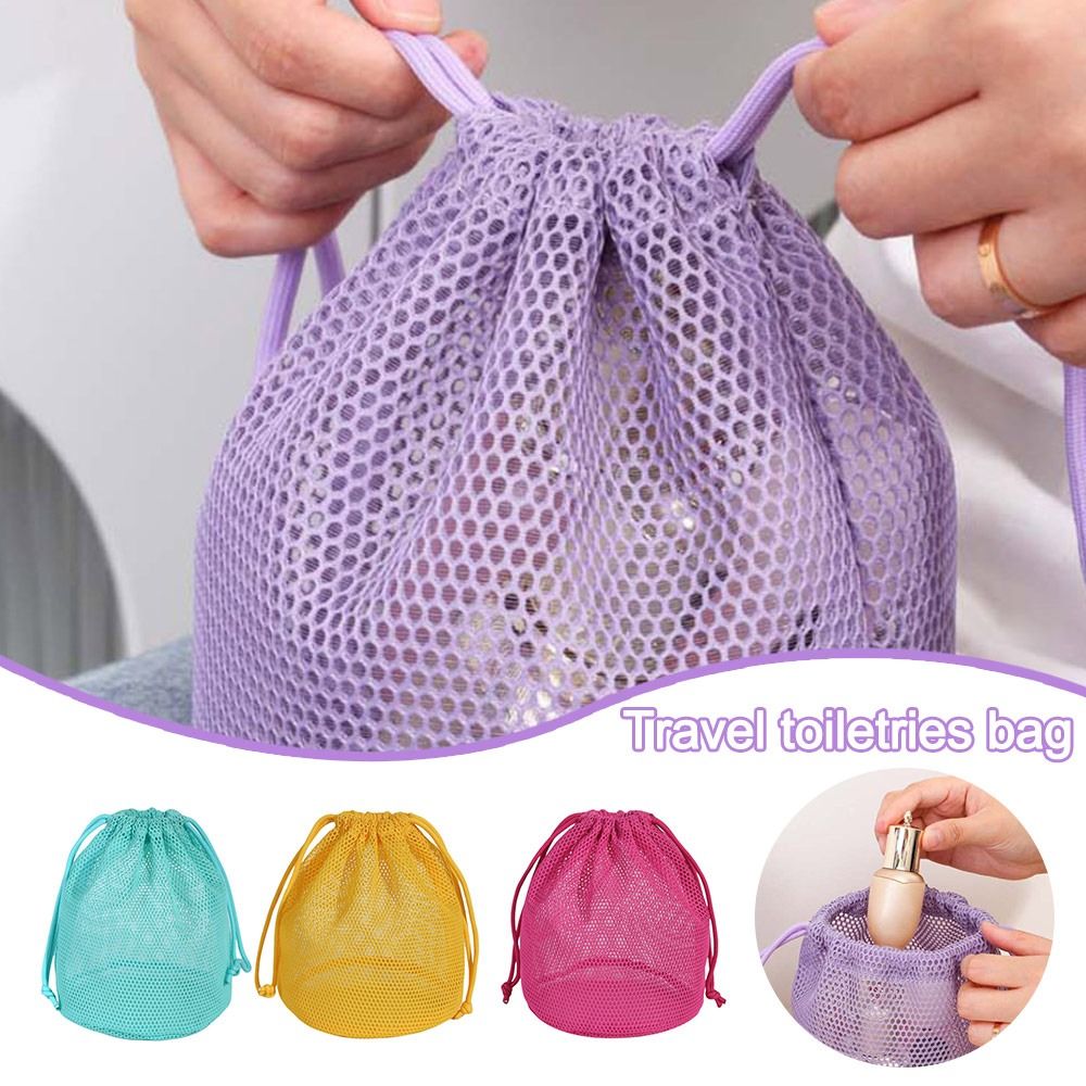 Cosmetic Bags - Modische Kosmetiktasche in Dopamin-Farben mit Kordelzug,
