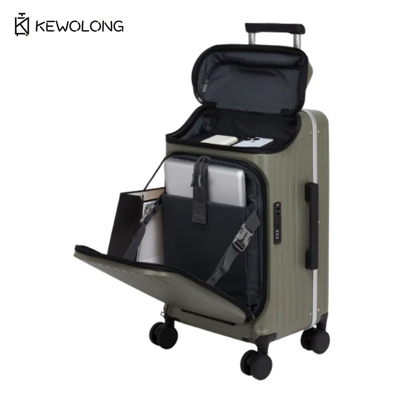 20 Zoll Frontöffnungs-Handgepä – Spinner Wheel Rolling Suitcase 20 Inch Bewertung und Preis