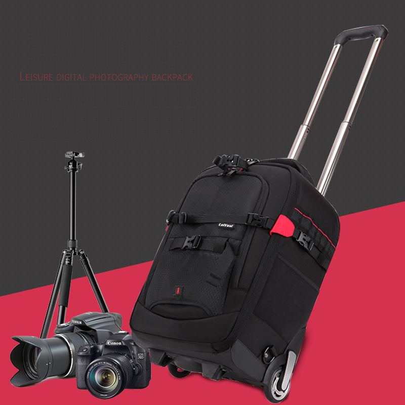 Vnelstyle Professioneller DSLR – Foldable Rolling Luggage Bag Bewertung und Preis