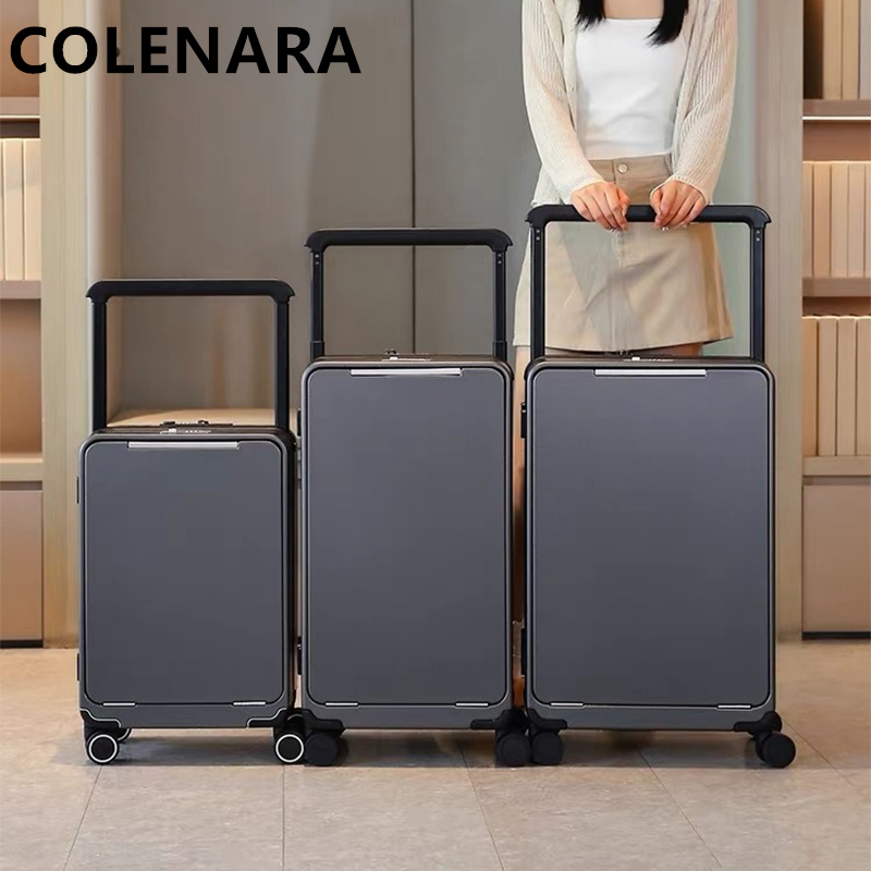 COLENARA 20/24/26 Zoll Großer  – Front Opening Laptop Luggage 24 Inch Bewertung und Preis