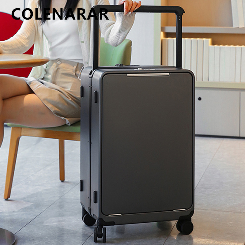 COLENARA 20/24/26 Zoll Großer  – Front Opening Laptop Luggage 24 Inch Bewertung und Preis
