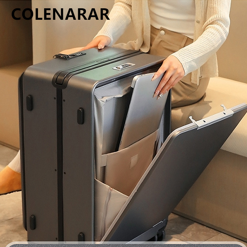 COLENARA 20/24/26 Zoll Großer  – Front Opening Laptop Luggage 24 Inch Bewertung und Preis