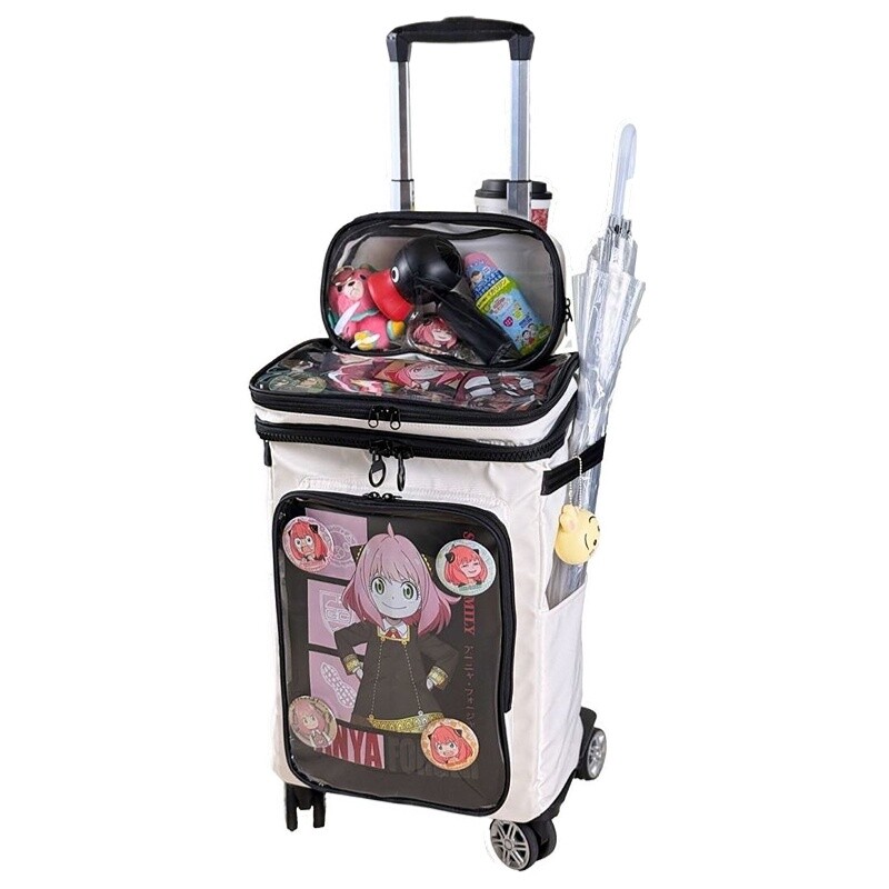Transparentes Cartoon-Gepäck i – Spinner Wheel Rolling Suitcase 20 Inch Bewertung und Preis